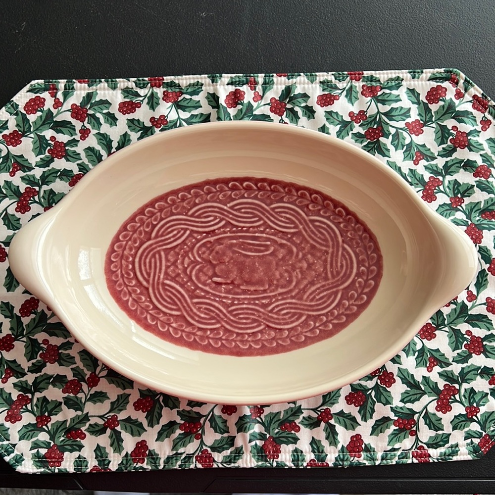 Longaberger ACO Oval Baking Dish